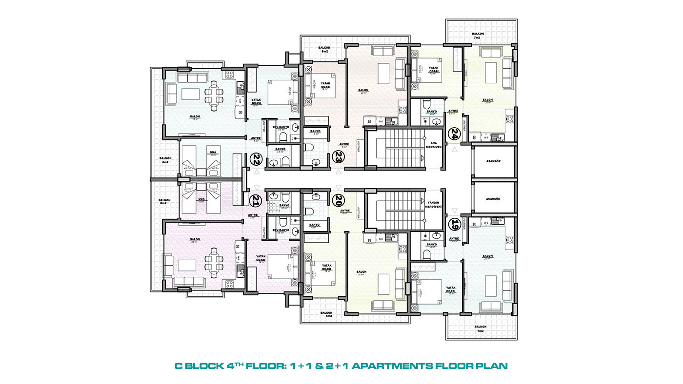 Amazing Apartments for Sale in Ecological Region of Alanya Avsallar - 52481