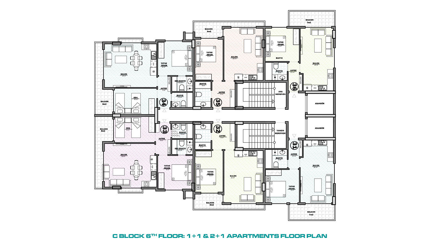 Amazing Apartments for Sale in Ecological Region of Alanya Avsallar - 52483