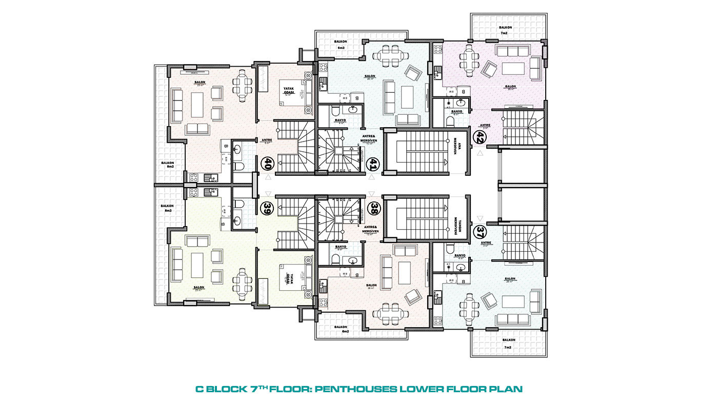 Amazing Apartments for Sale in Ecological Region of Alanya Avsallar - 52484