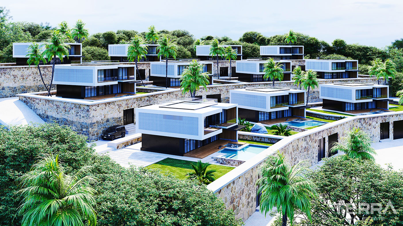D-Mare Villas — Deatched Villas with Pool in Alanya, Bektaş, Turkey - 49255