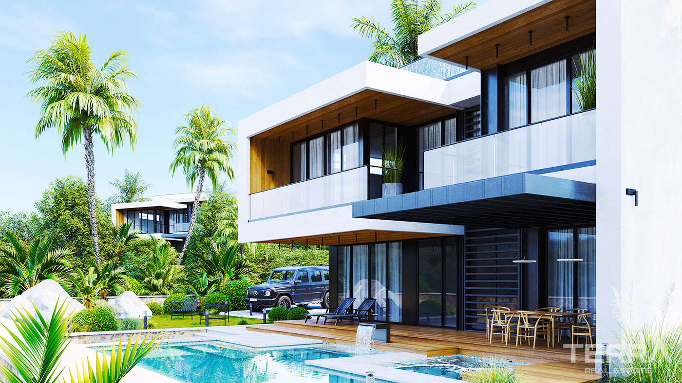 D-Mare Villas — Deatched Villas with Pool in Alanya, Bektaş, Turkey - 49261