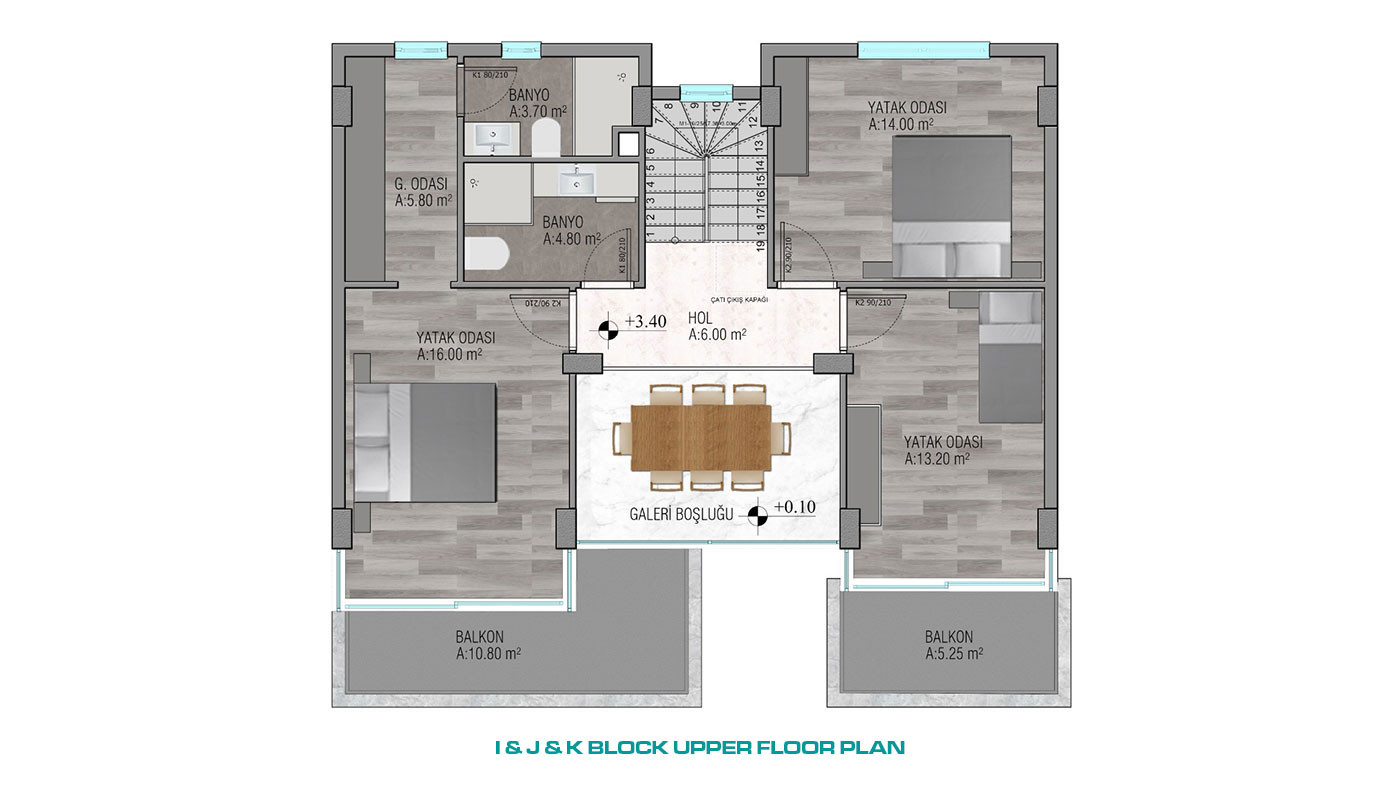 D-Mare Villas — Deatched Villas with Pool in Alanya, Bektaş, Turkey - 50409