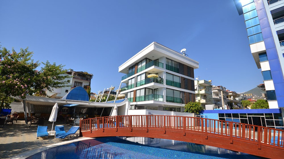 Luxury apartments near the Cleopatra Beach in Alanya