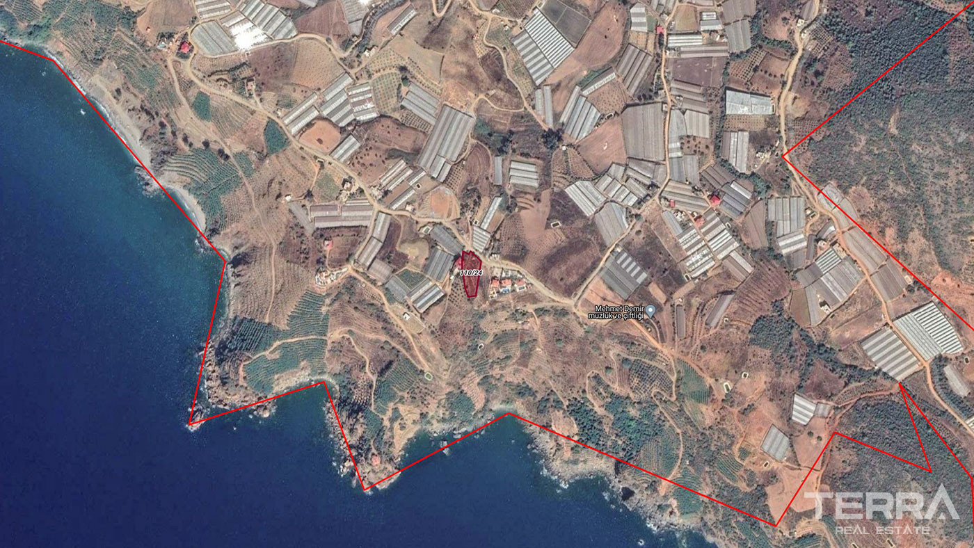 Large Land for Sale in Gazipaşa With Panoramic Sea View - 49744