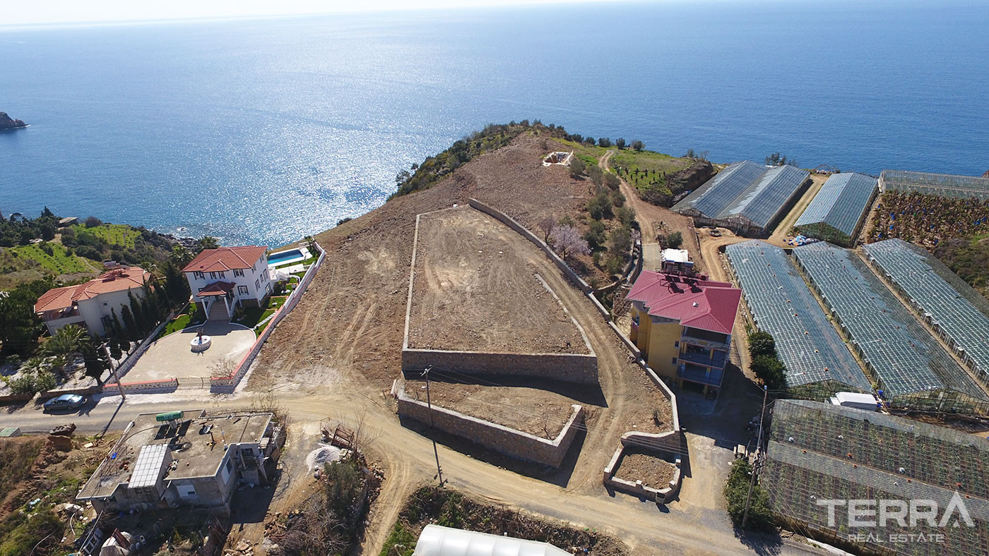 Large Land for Sale in Gazipaşa With Panoramic Sea View - 49772