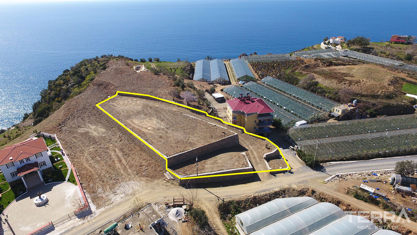 Large Land for Sale in Gazipaşa With Panoramic Sea View - 49778
