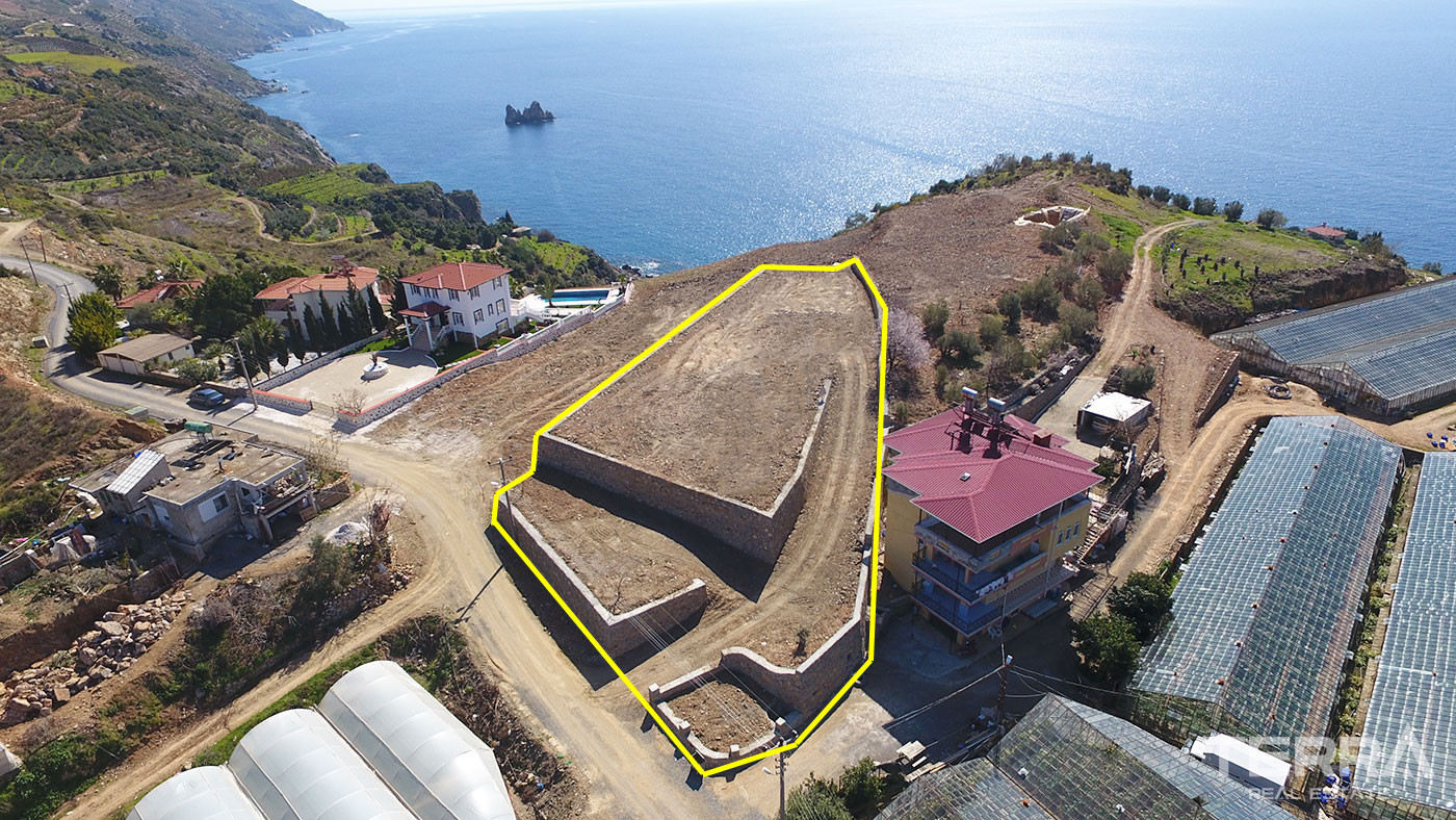 Large Land for Sale in Gazipaşa With Panoramic Sea View - 49779