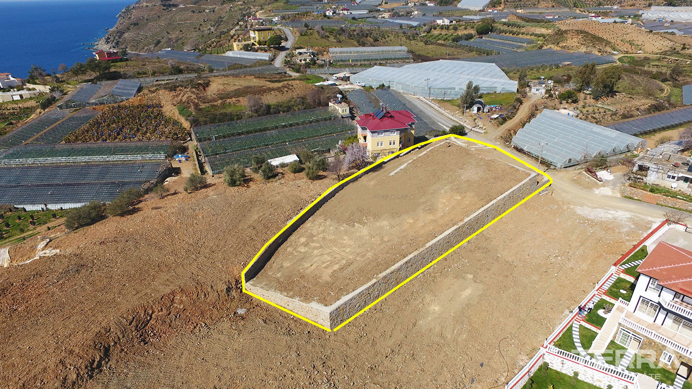 Large Land for Sale in Gazipaşa With Panoramic Sea View - 49780