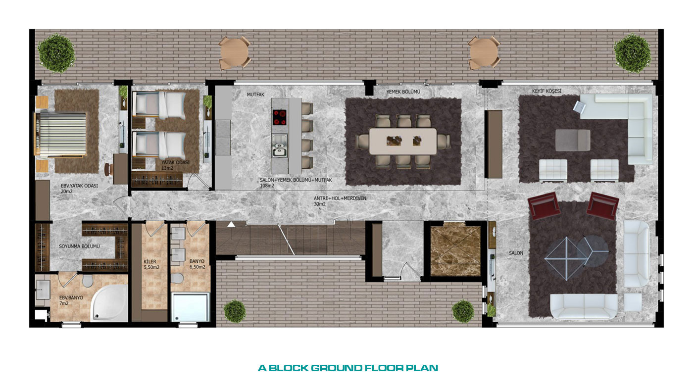 Maisons de Standing Cadre Calme de Kargıcak Avec Jardin Spacieux - 49803