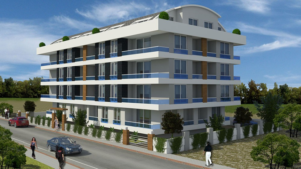 Apartments near the Cleopatra Beach in Alanya