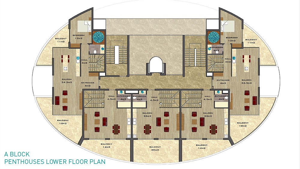 Vesta Garden – Apartments for Sale in Cikcilli, Alanya, Turkey - 720