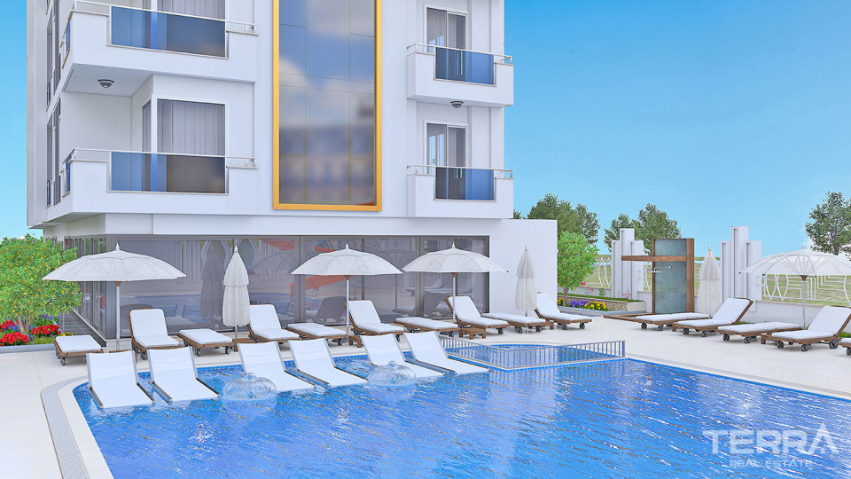 Luxury Flats to Buy with Various Amenities in Alanya Mahmutlar