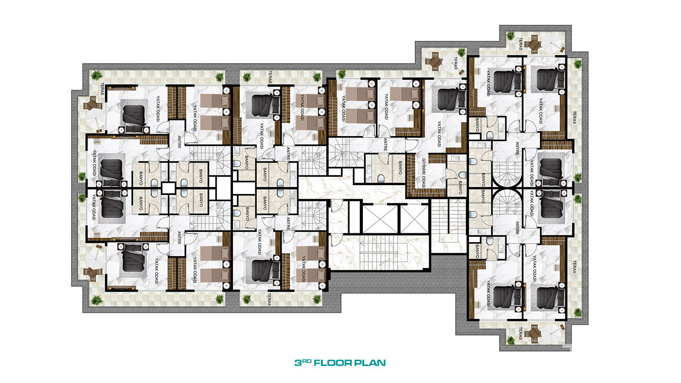 Amazing Seafront Apartments with Amenities for Sale in Alanya Kestel - 50920