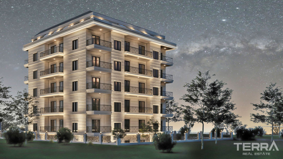 Elegant Apartments for Sale in Alanya Mahmutlar Close to the Beach