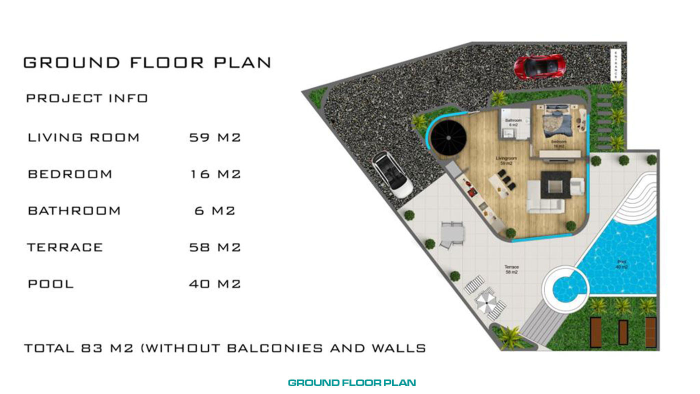 Modern Villas for Sale with Castle and Sea View in Alanya Kargıcak - 51804