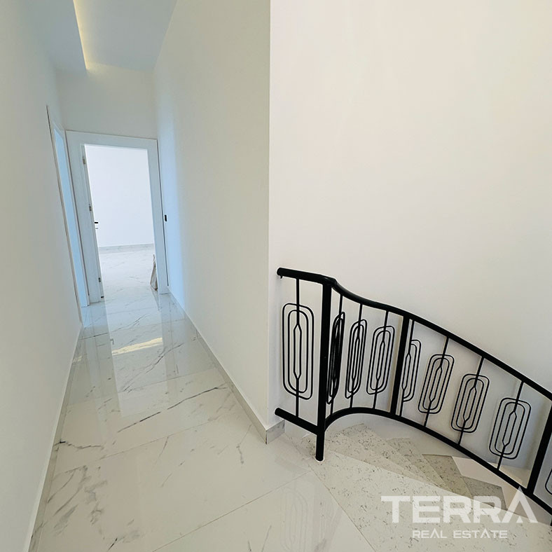 Modern Villas for Sale with Castle and Sea View in Alanya Kargıcak - 98518