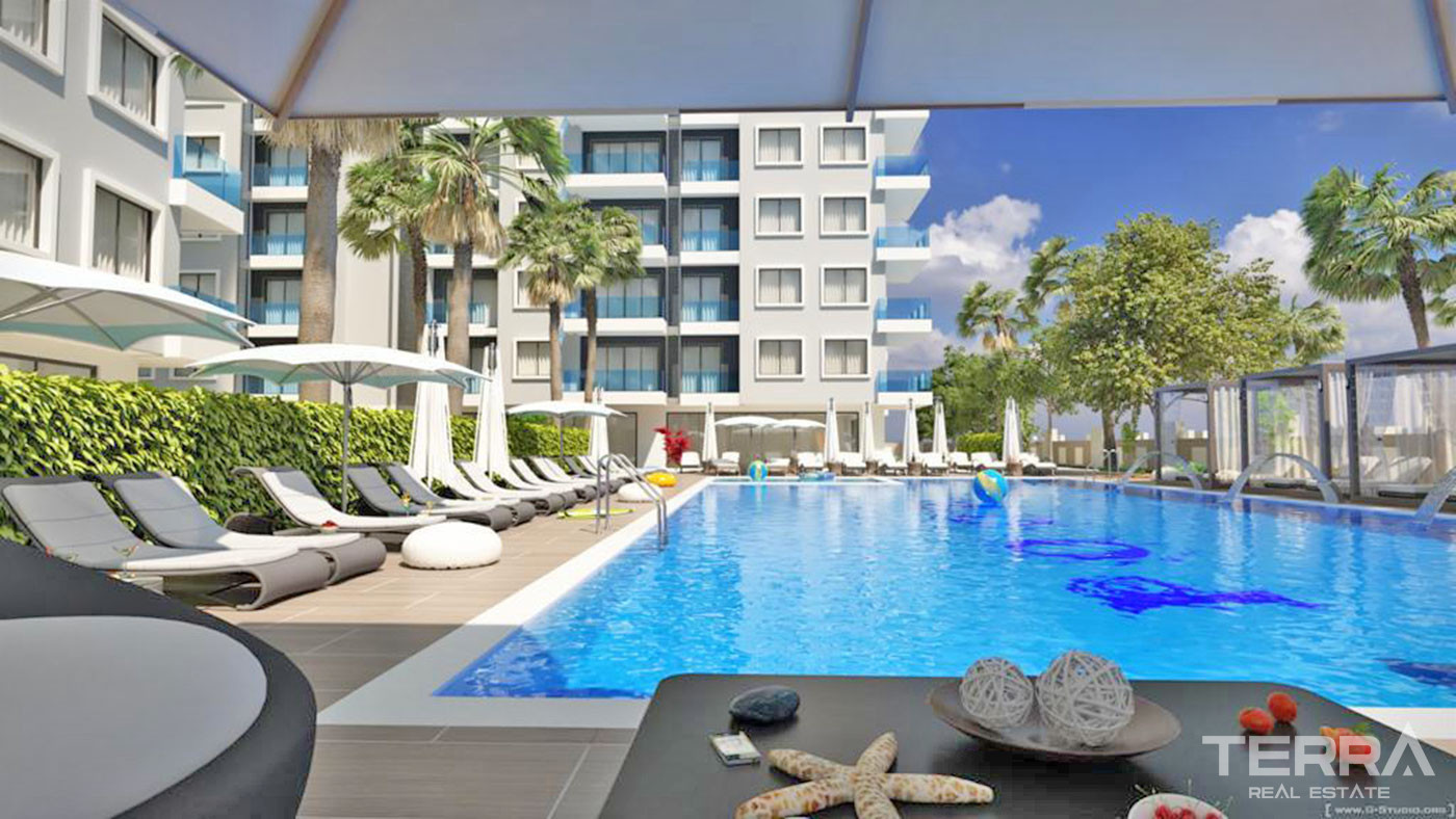 Sea View Apartments in Alanya Mahmutlar Only 200 m from the Beach - 51900