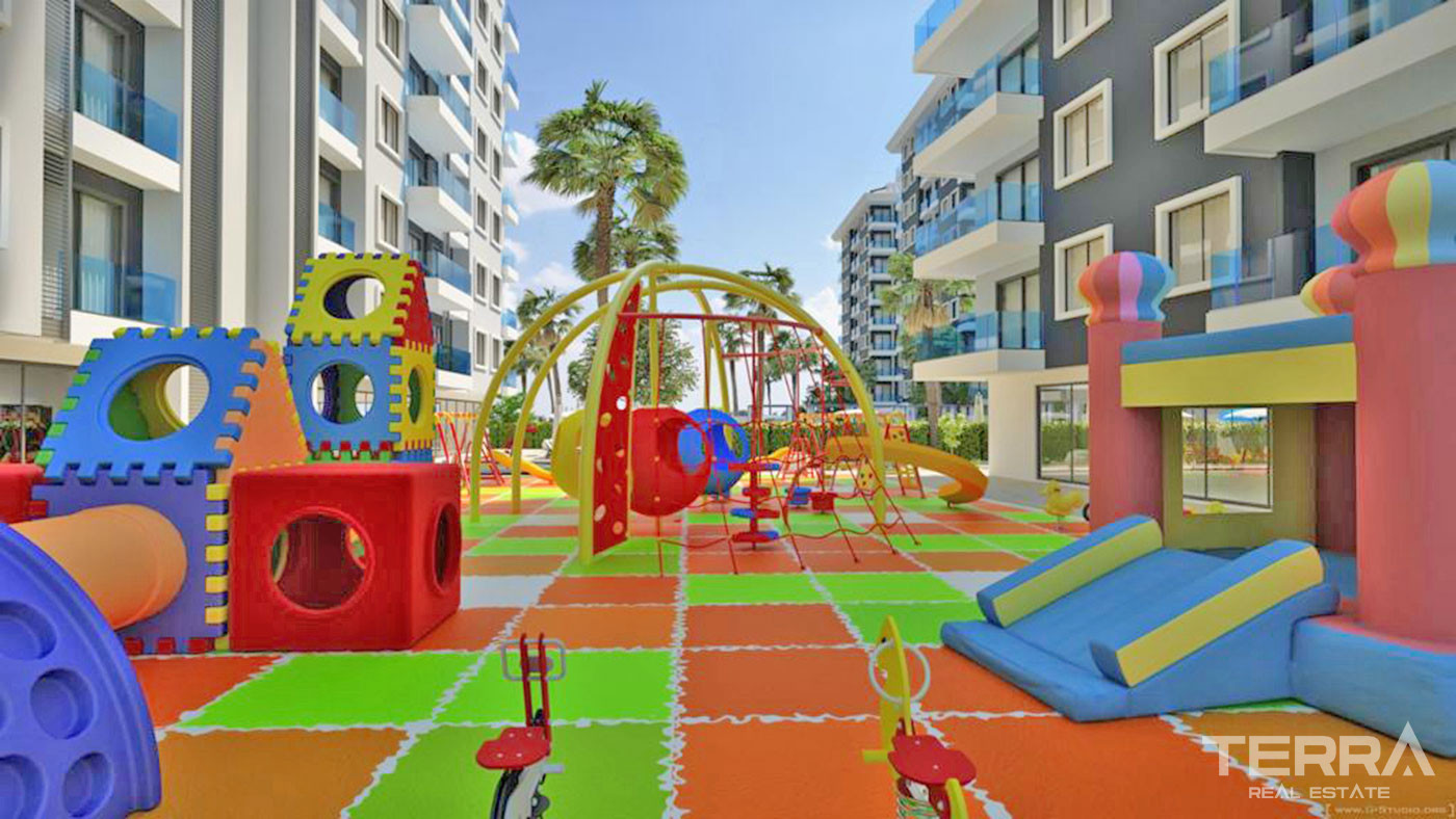 Sea View Apartments in Alanya Mahmutlar Only 200 m from the Beach - 51901
