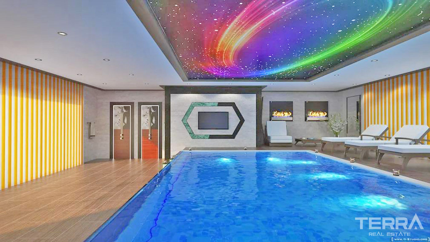 Sea View Apartments in Alanya Mahmutlar Only 200 m from the Beach - 51904