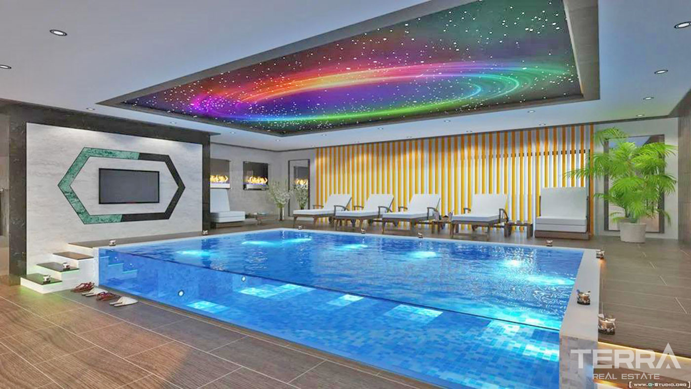 Sea View Apartments in Alanya Mahmutlar Only 200 m from the Beach - 51905