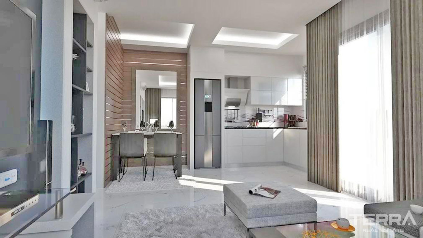 Sea View Apartments in Alanya Mahmutlar Only 200 m from the Beach - 51913