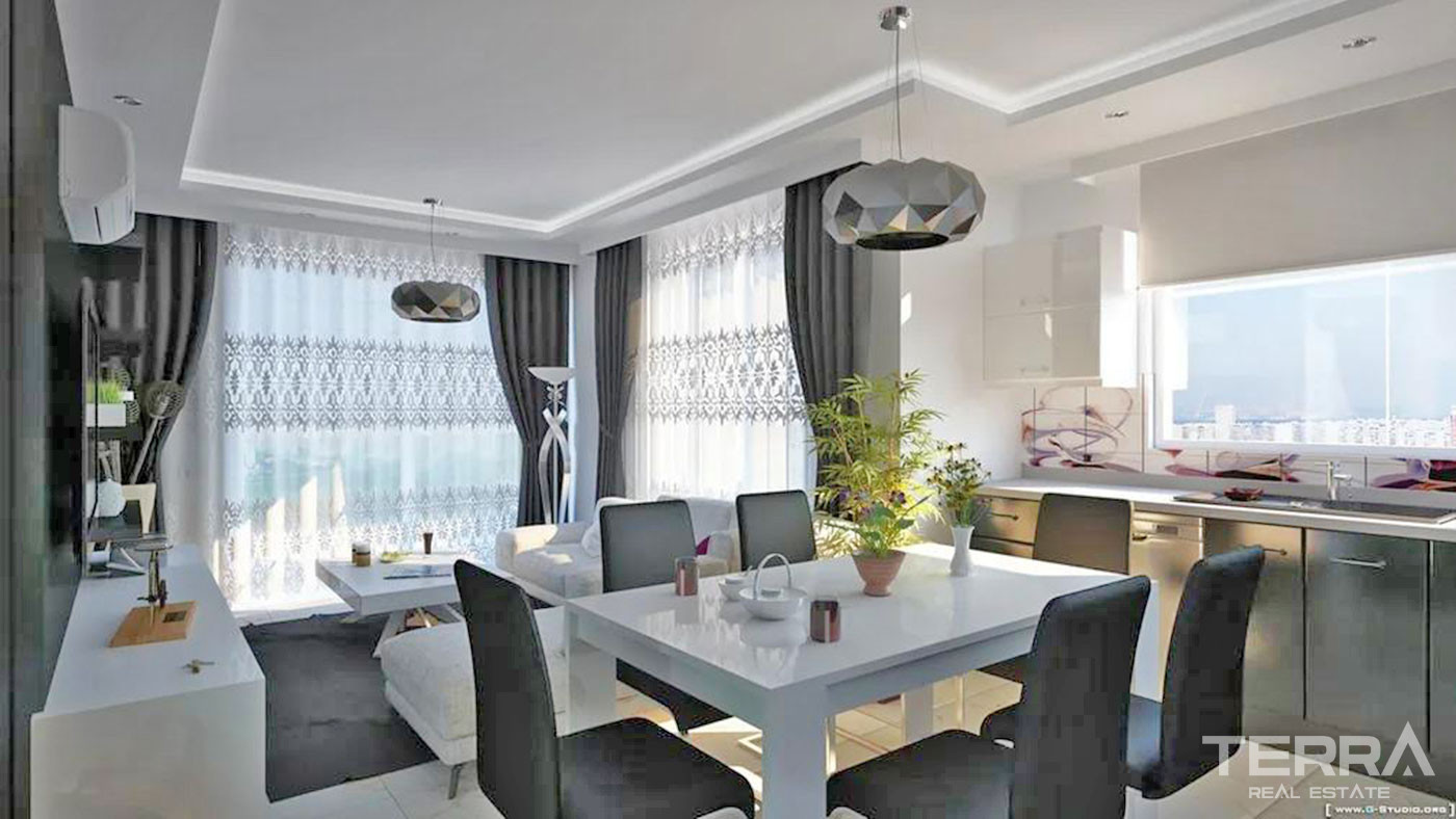 Sea View Apartments in Alanya Mahmutlar Only 200 m from the Beach - 51921