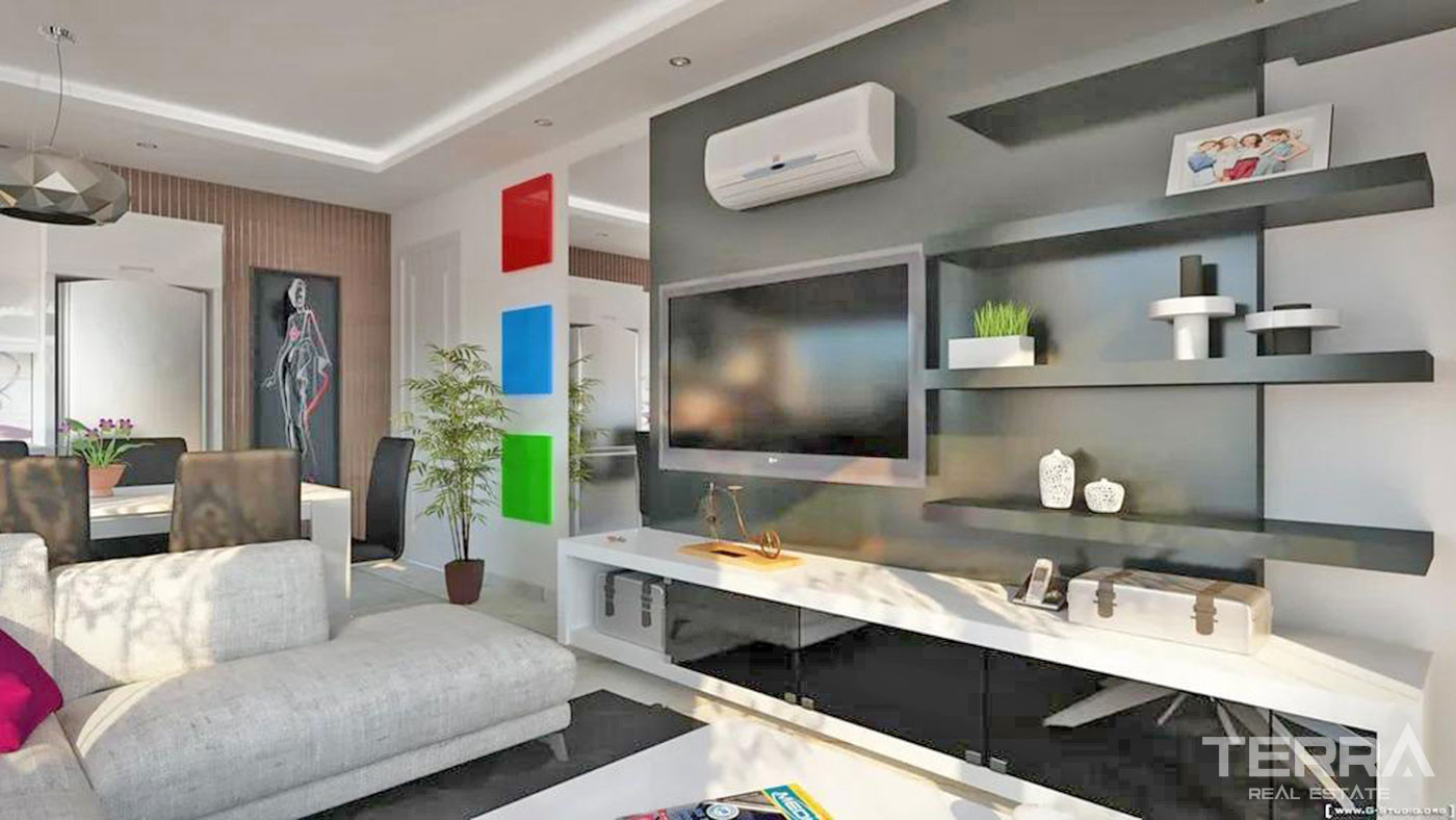 Sea View Apartments in Alanya Mahmutlar Only 200 m from the Beach - 51923