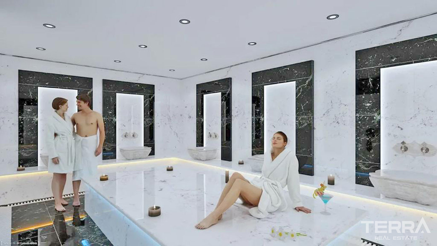 Sea View Apartments in Alanya Mahmutlar Only 200 m from the Beach - 51926