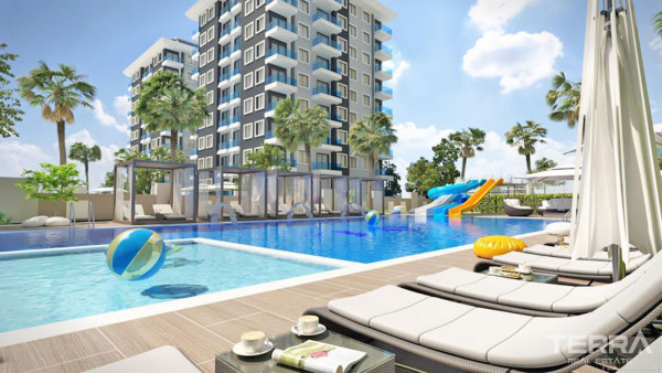 Sea View Apartments in Alanya Mahmutlar Only 200 m from the Beach
