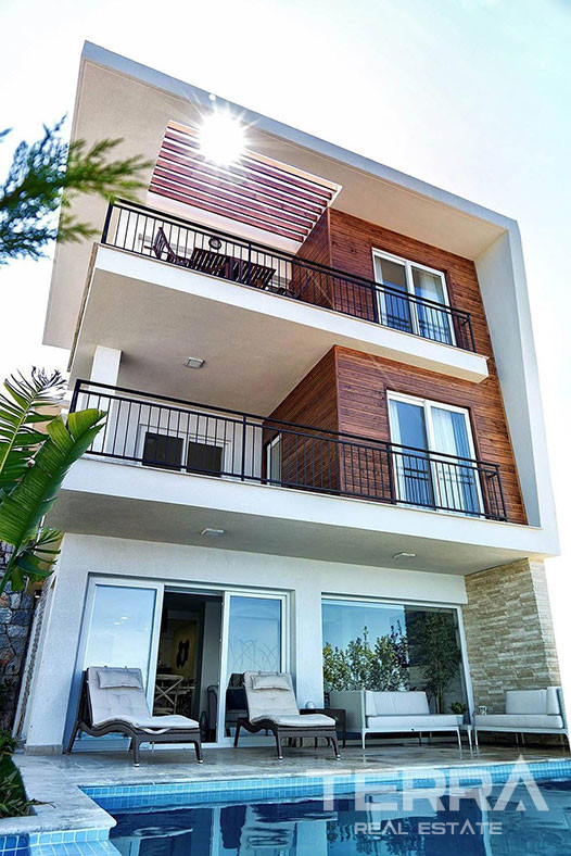 Charmantes Villas Avec Vue Mer & Zones de Loisirs à Bodrum - 52349