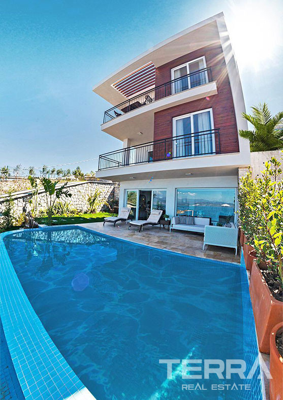Charmantes Villas Avec Vue Mer & Zones de Loisirs à Bodrum - 52348