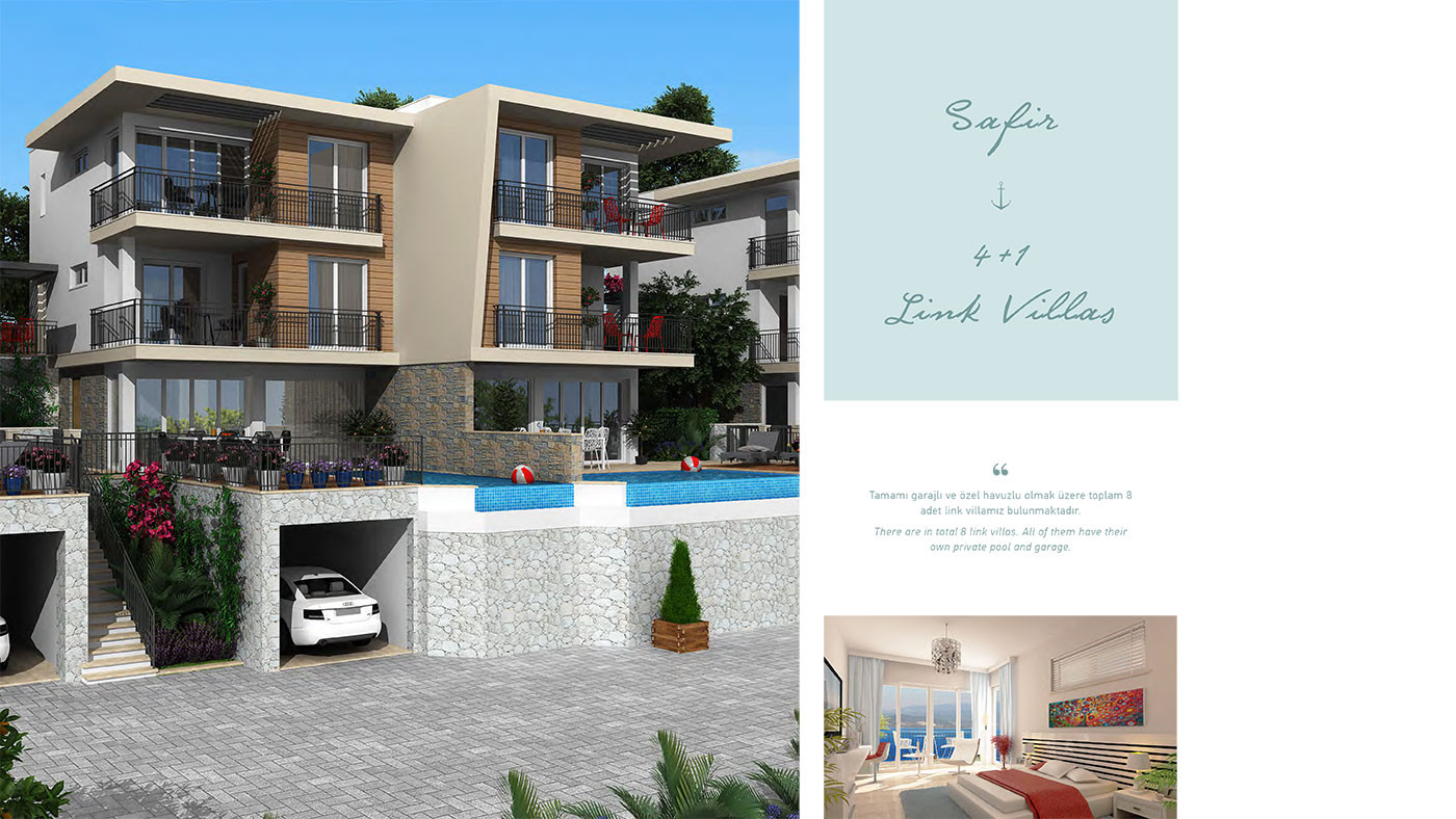 Charmantes Villas Avec Vue Mer & Zones de Loisirs à Bodrum - 52353