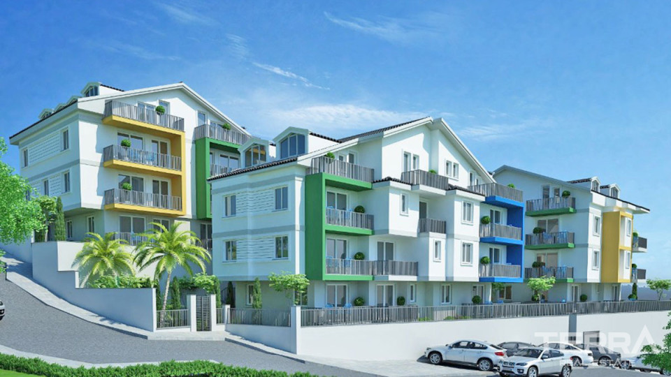 Bargain Apartments with Mountain View in Fethiye Taşyaka