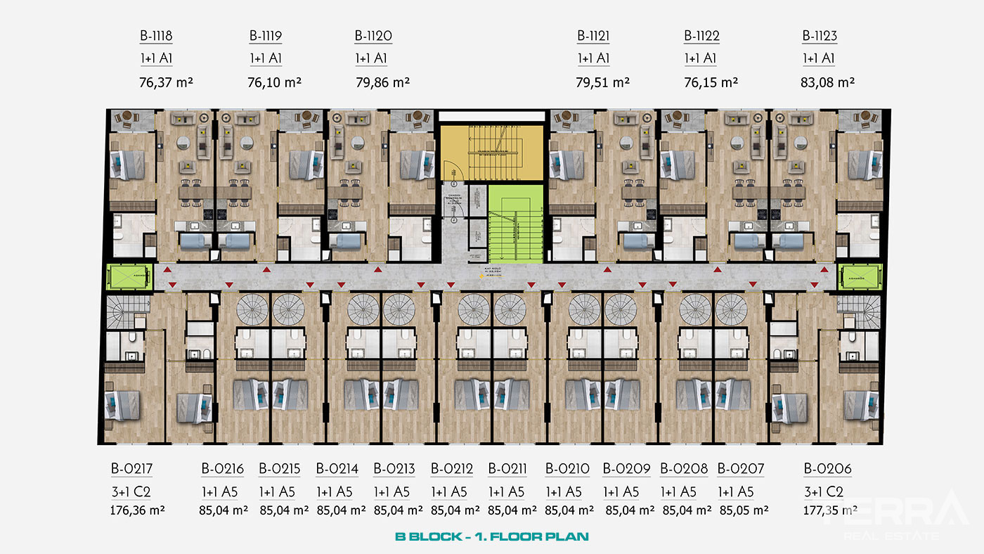 Investment Apartments in Popular Destination of Istanbul Şişli - 52528