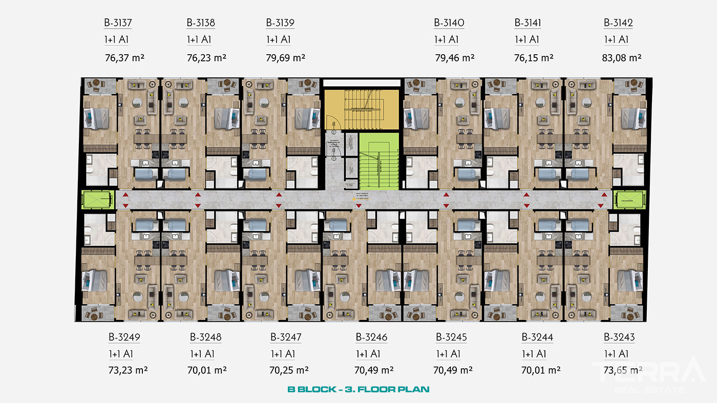 Investment Apartments in Popular Destination of Istanbul Şişli - 52532