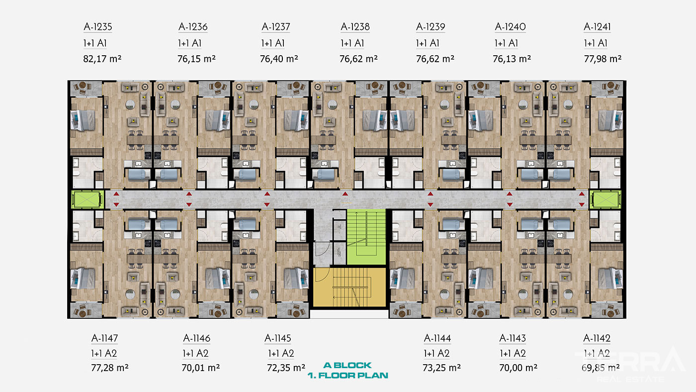 Investment Apartments in Popular Destination of Istanbul Şişli - 52533