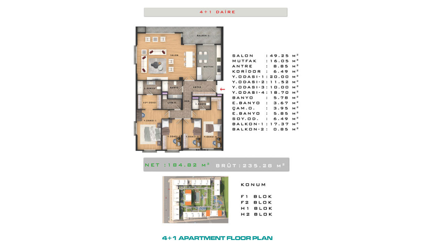 New Apartments in Esenyurt Istanbul Approved for Turkish Citizenship - 52052
