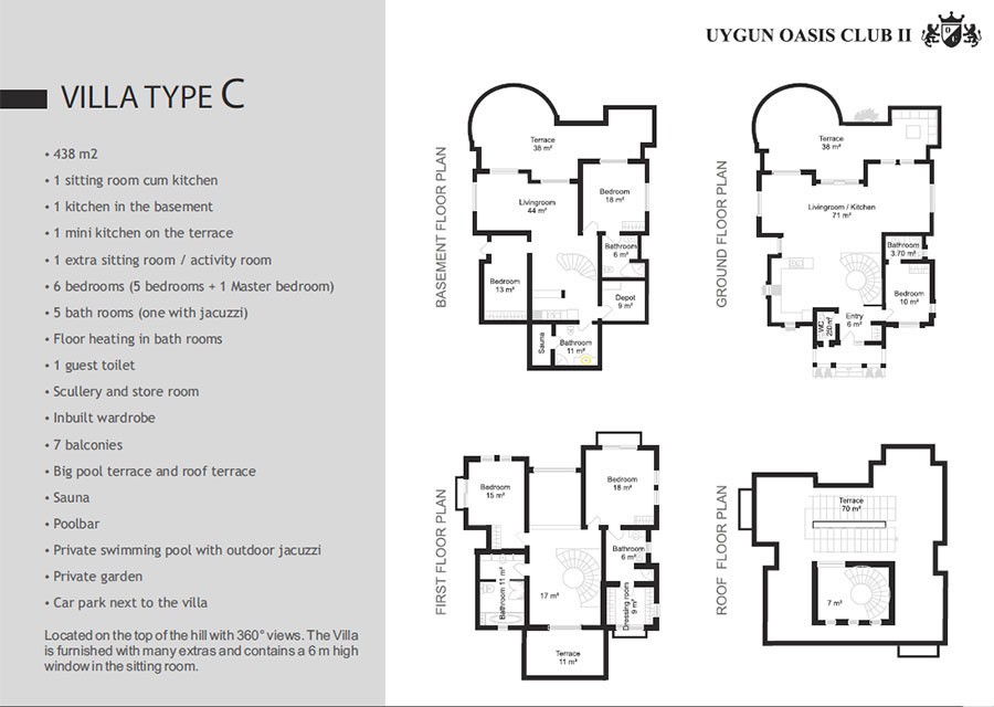 Exclusive Detached Villas to Buy in Alanya Close to the Konaklı Beach - 855