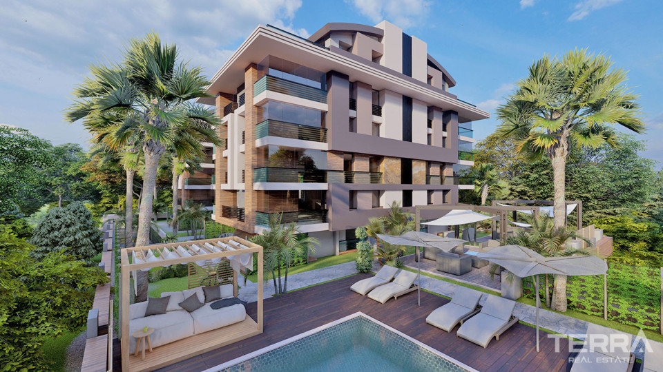 Luxury Antalya Apartments with Natural Gas System in Konyaaltı, Sarısu