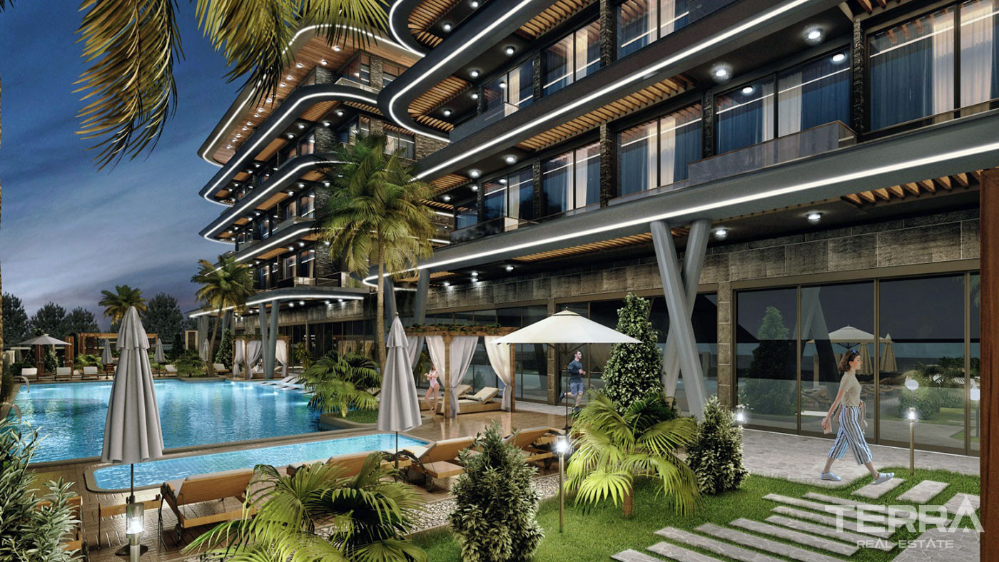 Luxury Apartments in Alanya with Wonderfull Sea and Castle Views - 52796