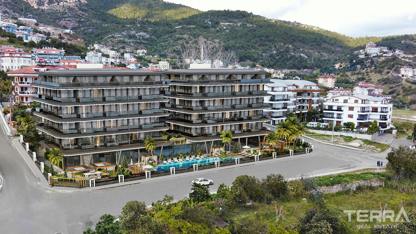 Luxury Apartments in Alanya with Wonderfull Sea and Castle Views - 52797