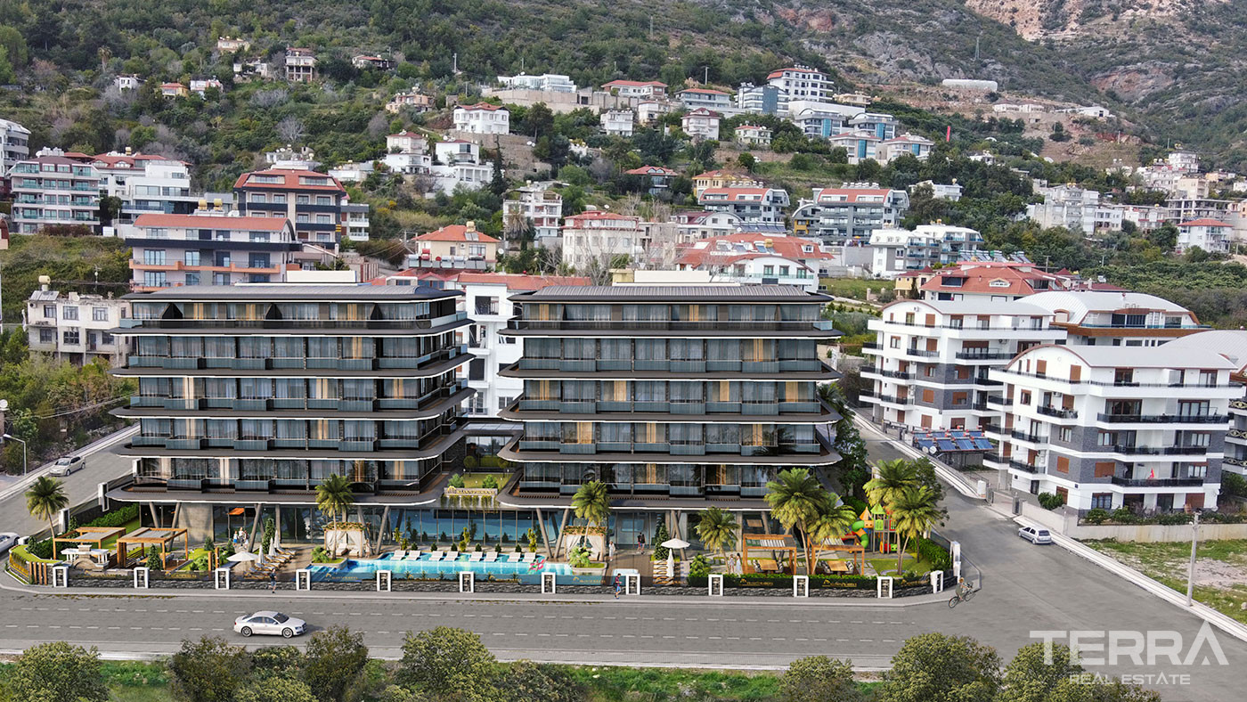 Luxury Apartments in Alanya with Wonderfull Sea and Castle Views - 52798