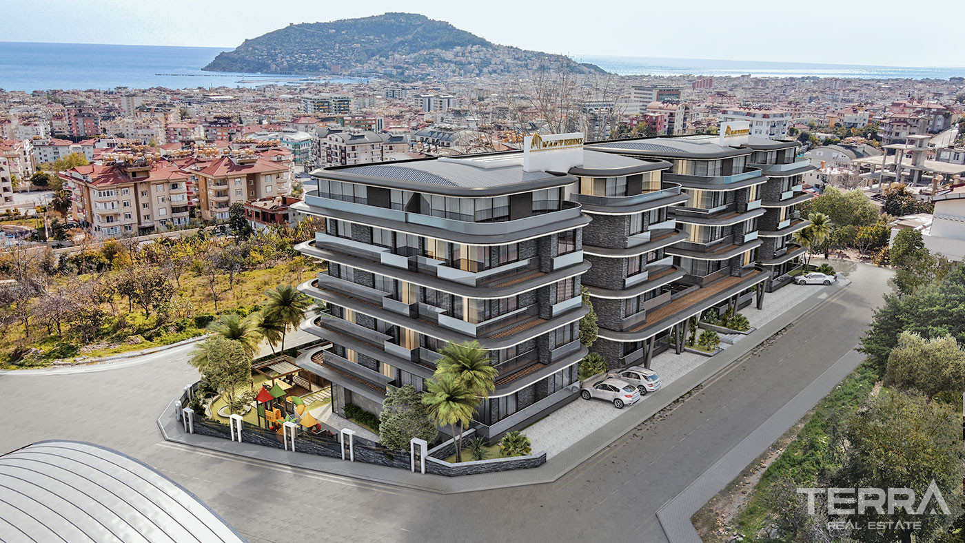 Luxury Apartments in Alanya with Wonderfull Sea and Castle Views - 52806