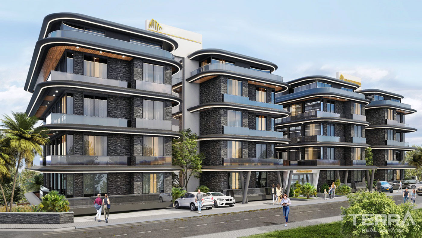 Luxury Apartments in Alanya with Wonderfull Sea and Castle Views - 52807