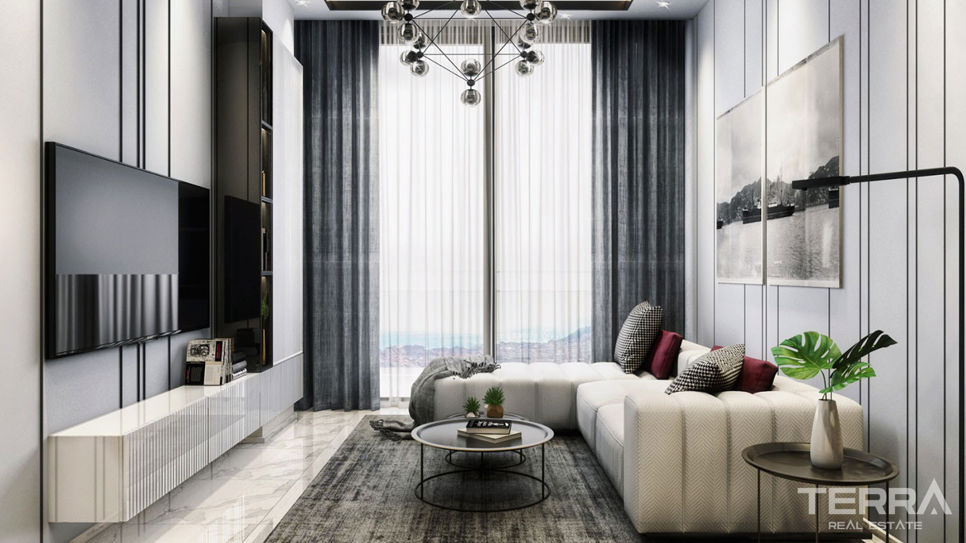 Luxury Apartments in Alanya with Wonderfull Sea and Castle Views - 52828