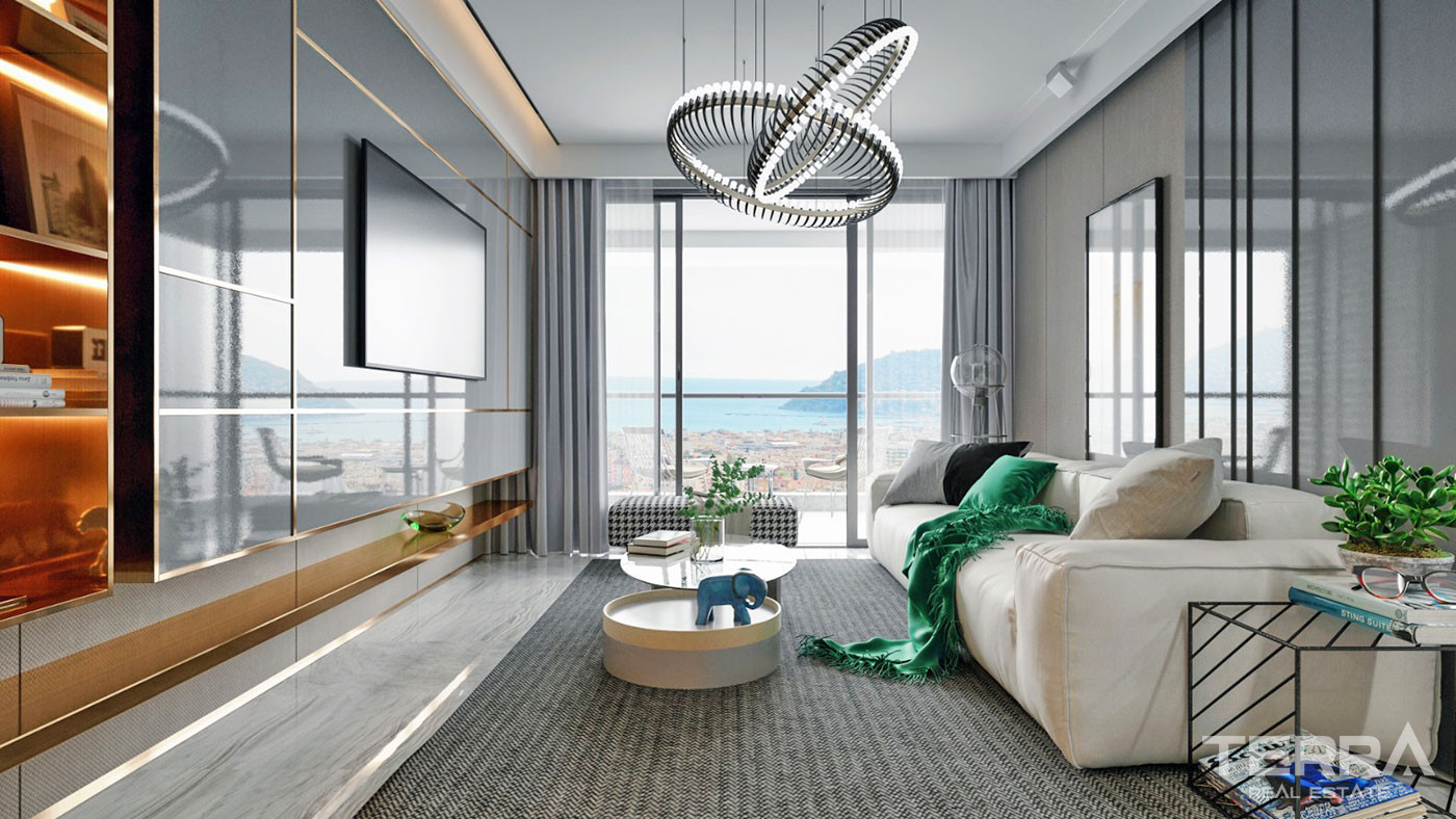Luxury Apartments in Alanya with Wonderfull Sea and Castle Views - 52830