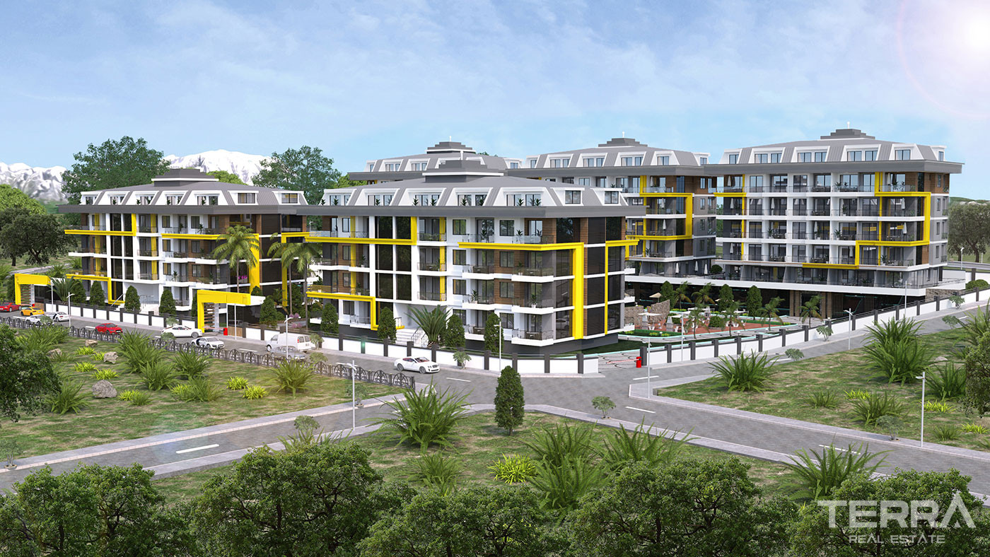 Apartments For Sale in Botanic Garden, Kestel, Alanya - 53019