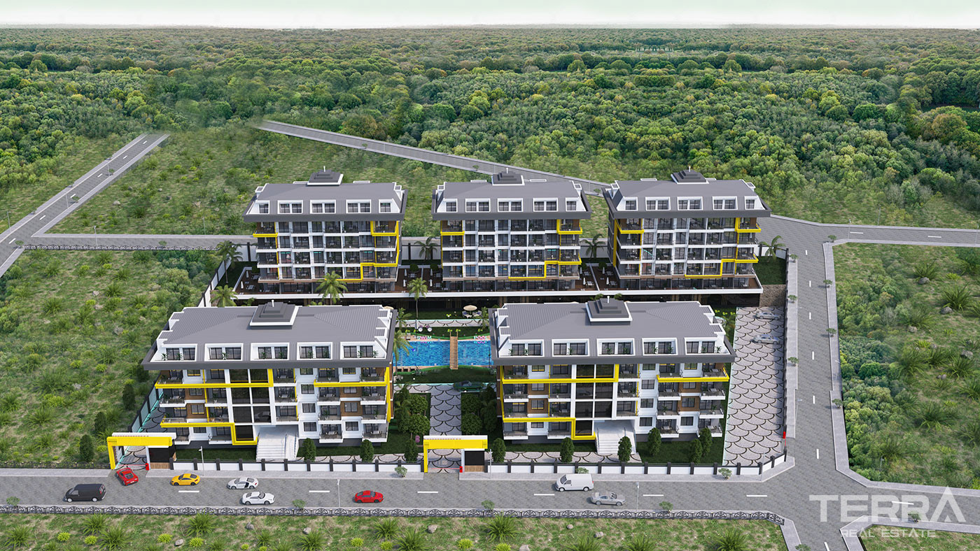 Apartments For Sale in Botanic Garden, Kestel, Alanya - 53020