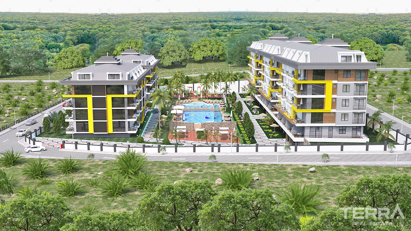 Apartments For Sale in Botanic Garden, Kestel, Alanya - 53028