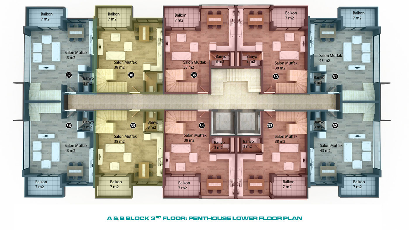 Apartments For Sale in Botanic Garden, Kestel, Alanya - 53055